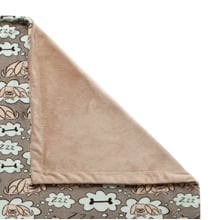 Grey Sleeping Dog Pet Blanket